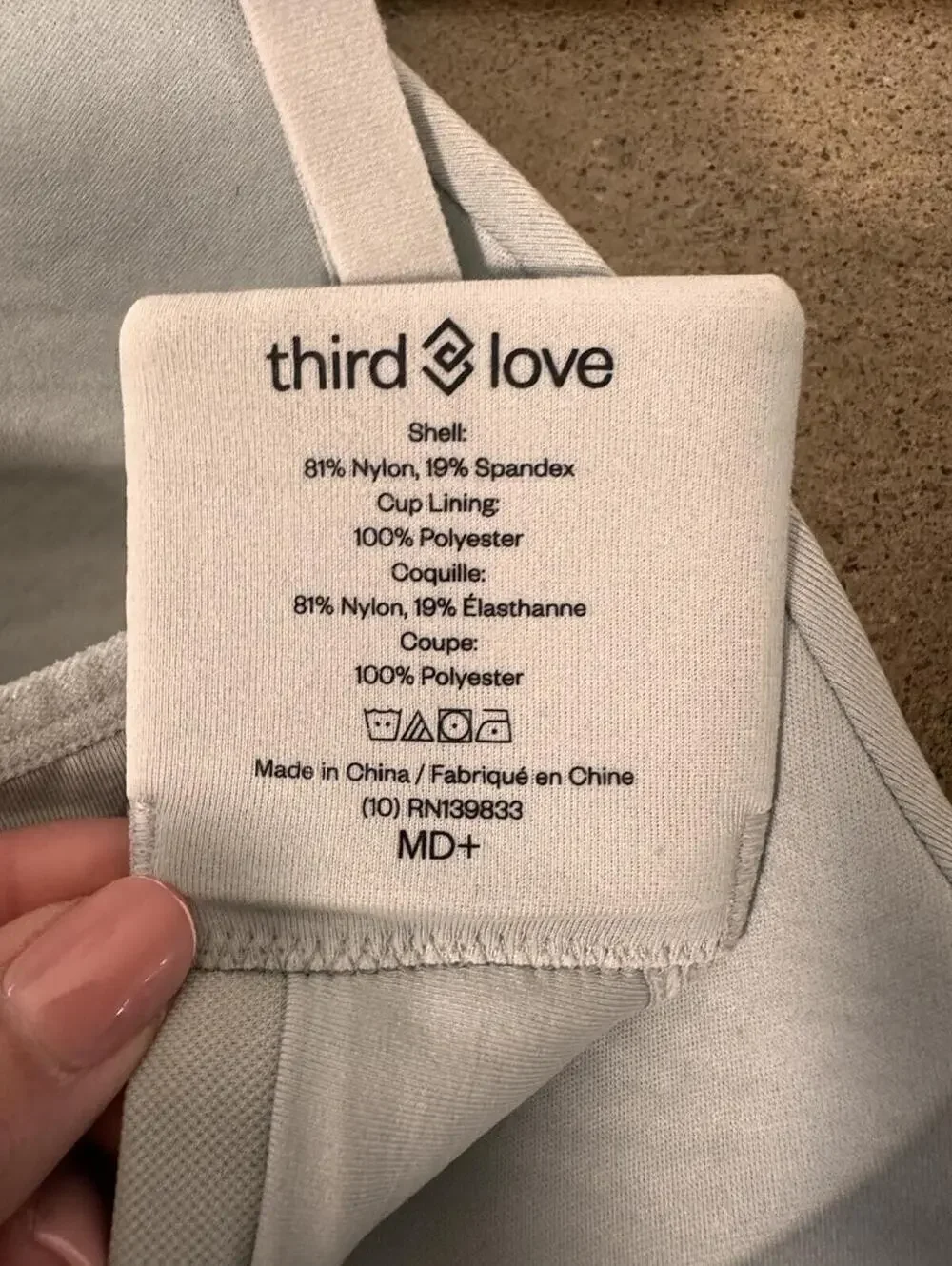 Thirdlove Form‎ 360 Lifting Wireless Bra Size MD+